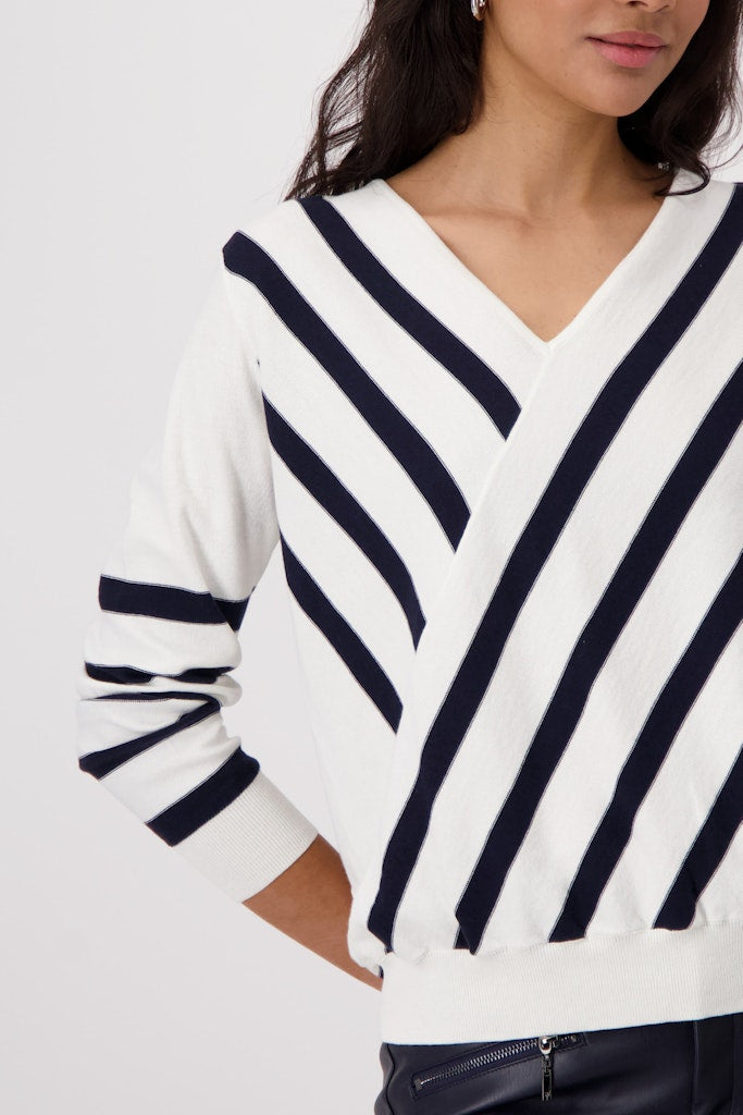 Monari White Pullover