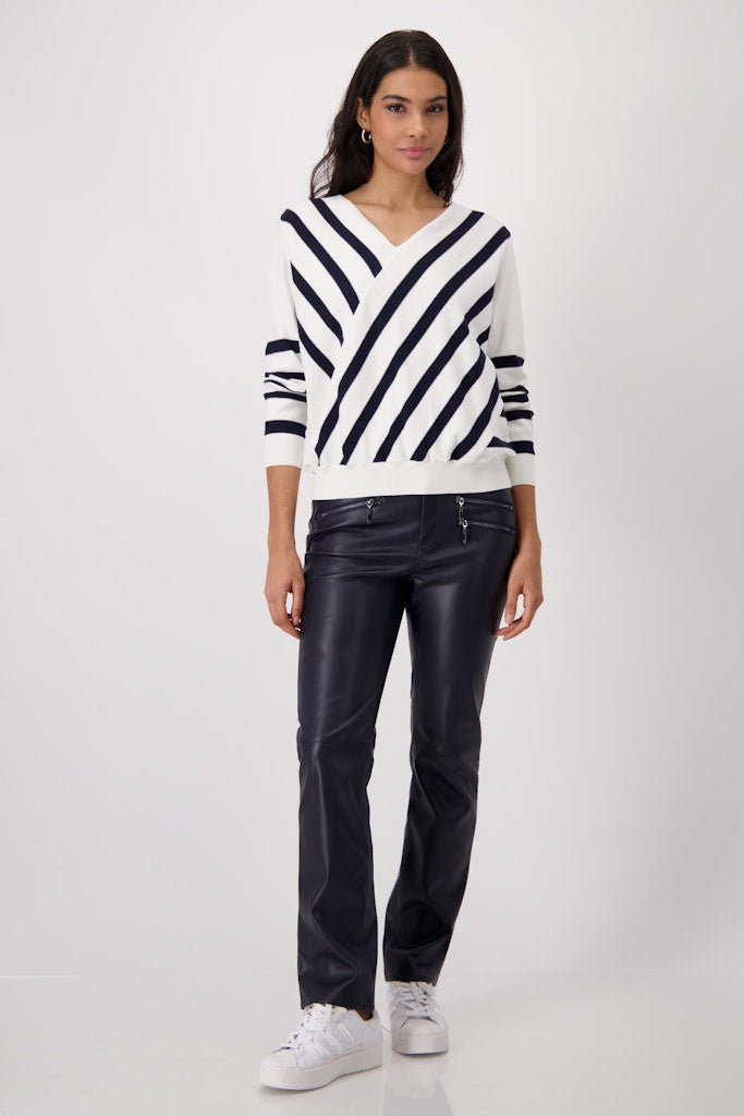 Monari White Pullover