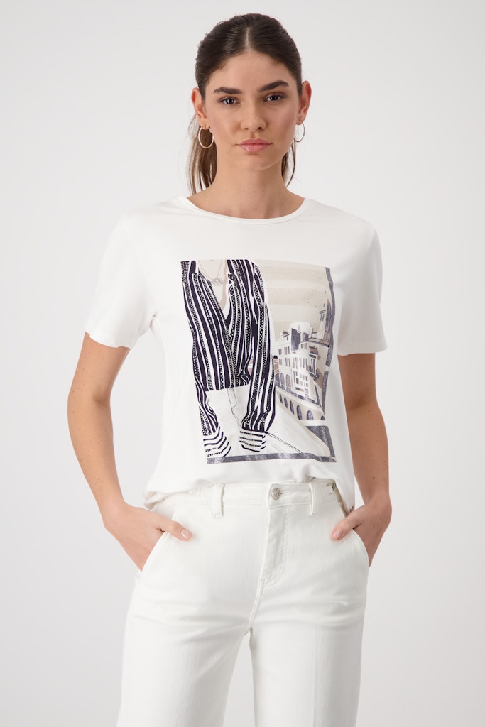 Monari White Biarritz T-Shirt