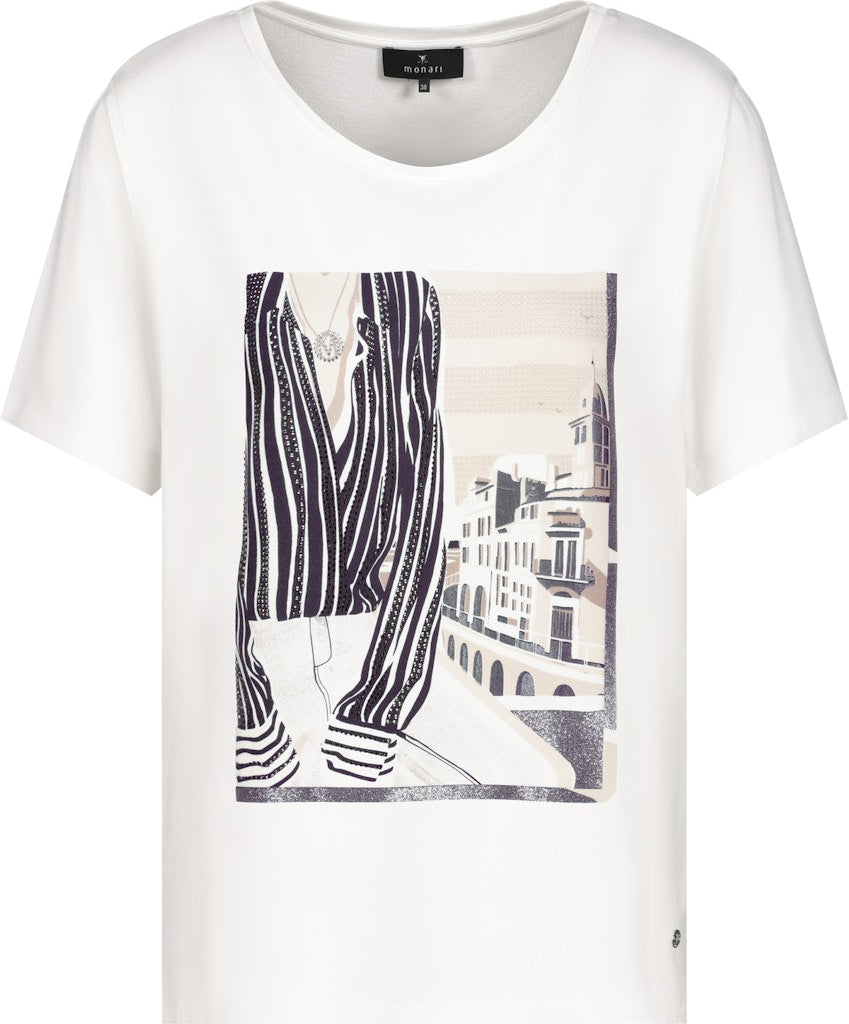 Monari White Biarritz T-Shirt