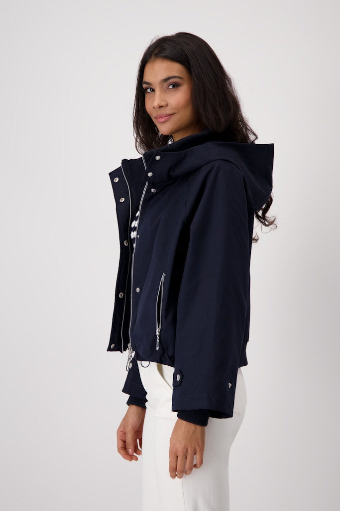 Monari Navy Oversized Jacket