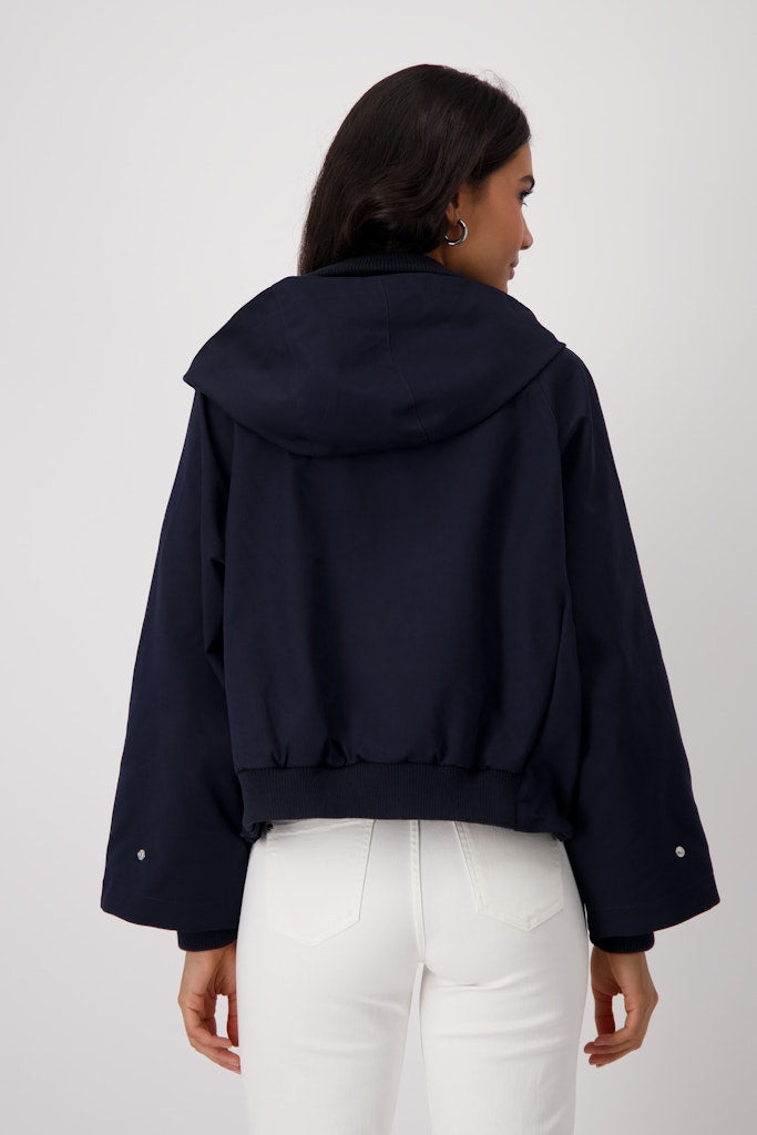 Monari Navy Oversized Jacket