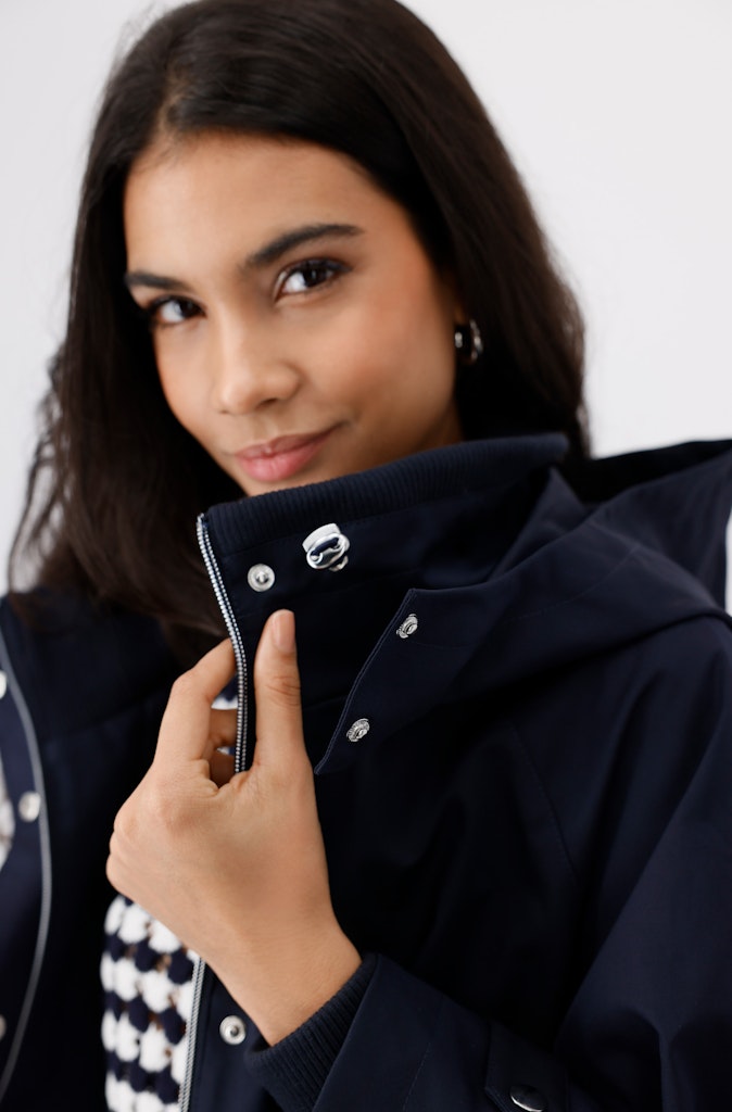 Monari Navy Oversized Jacket