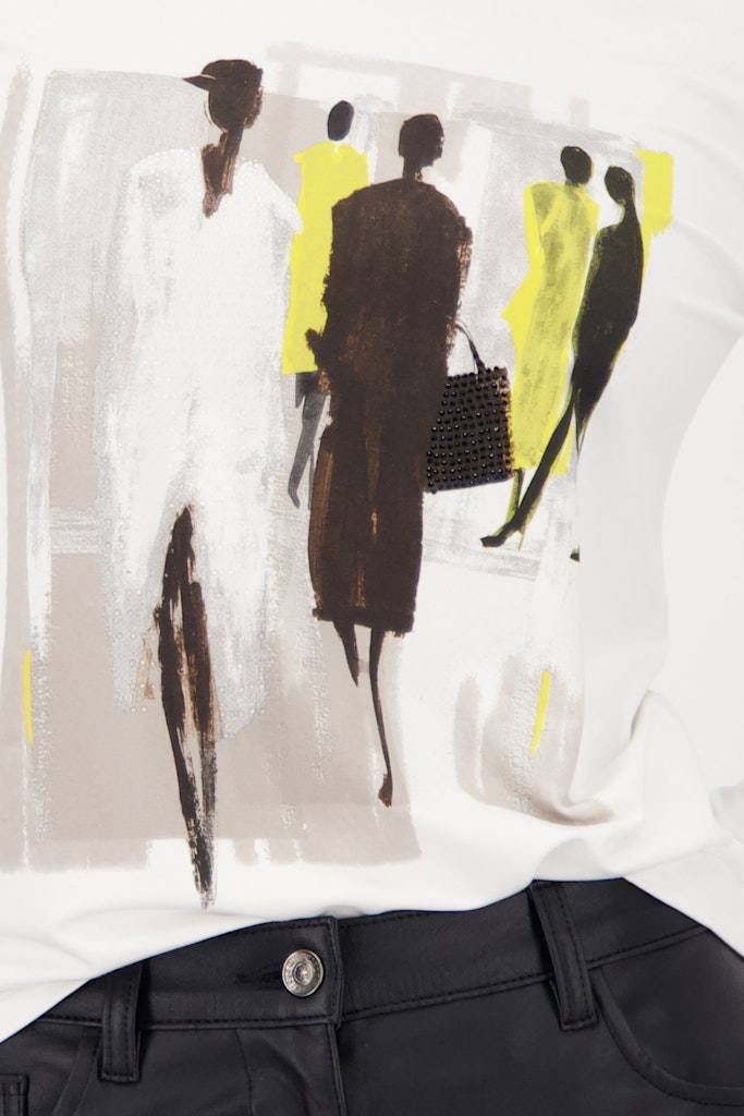 Monari Silhouette Print Top