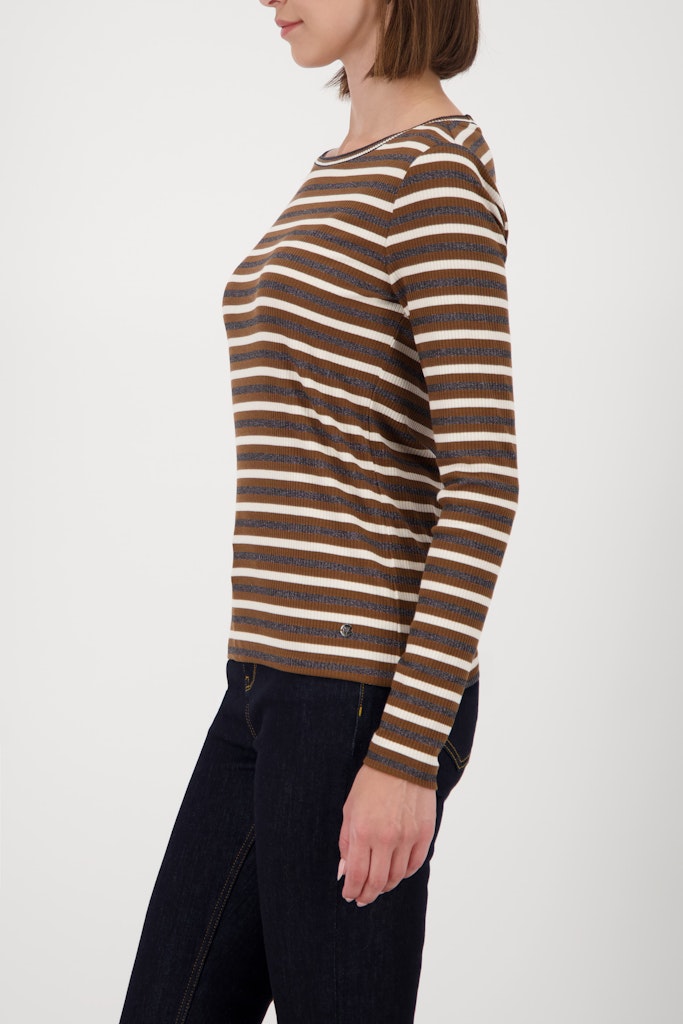 Monari Whisky Striped Top