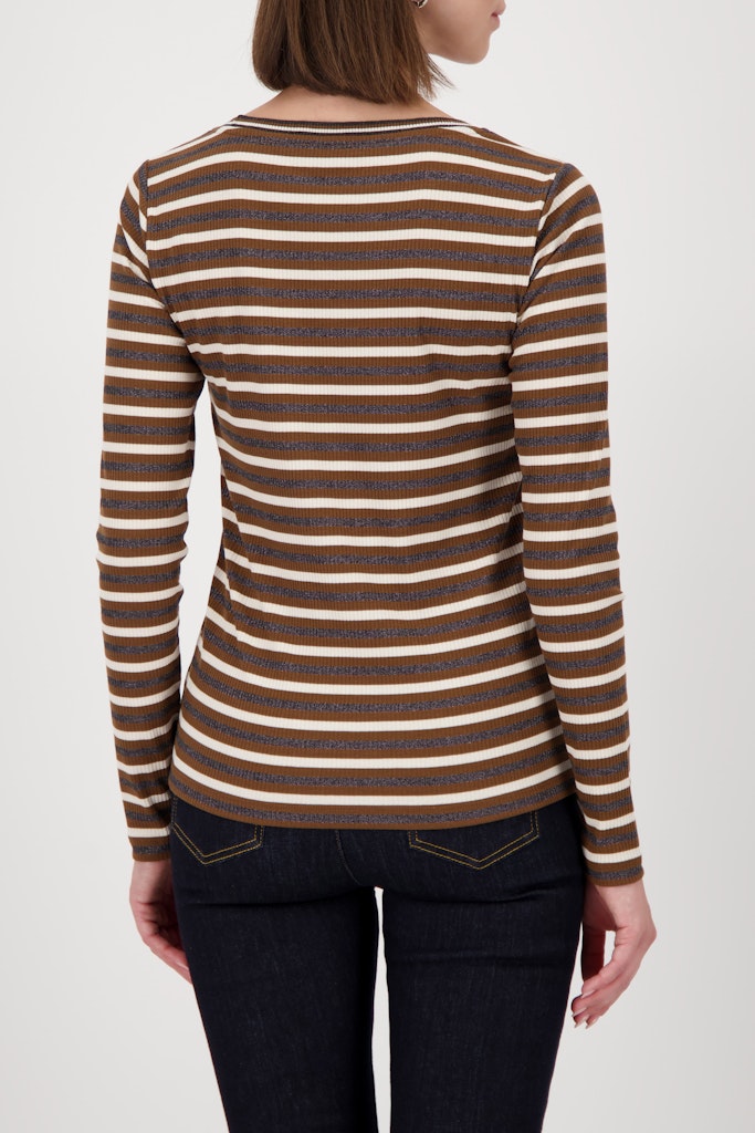 Monari Whisky Striped Top