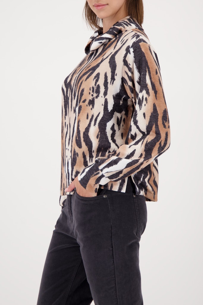 Monari Tiger Print Sweatshirt