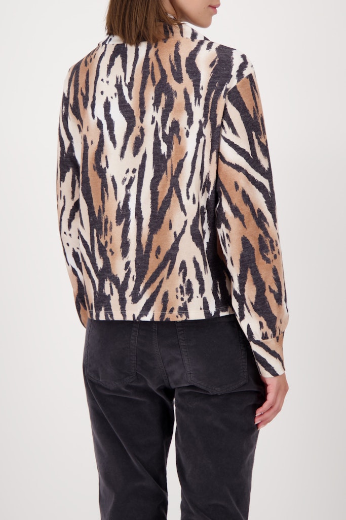 Monari Tiger Print Sweatshirt