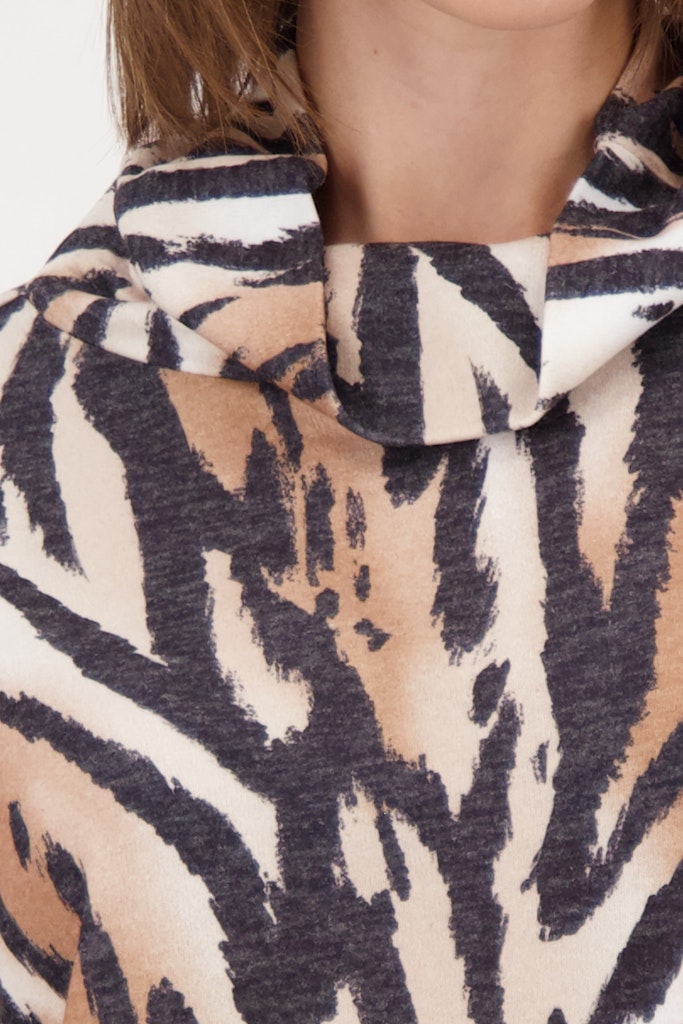 Monari Tiger Print Sweatshirt