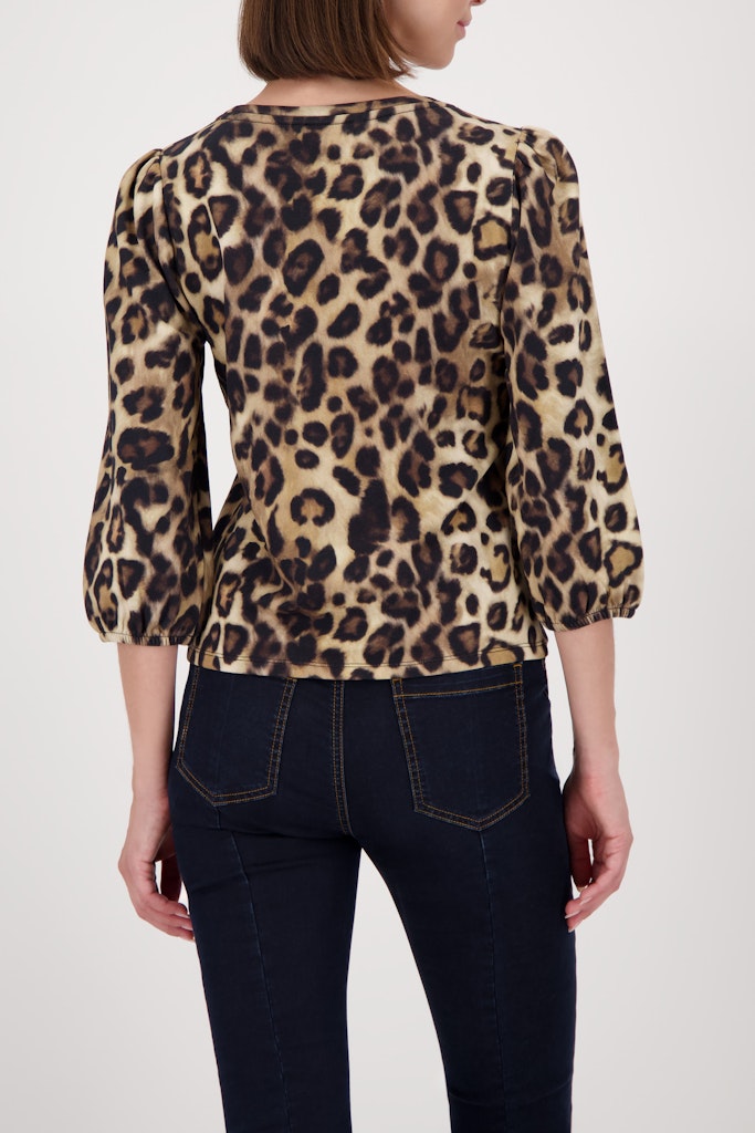 Monari Leopard Print Sweatshirt
