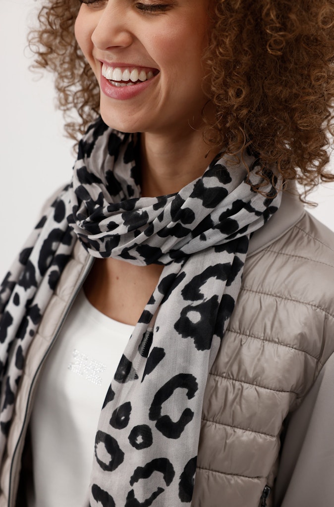 Monari Animal Print Scarf