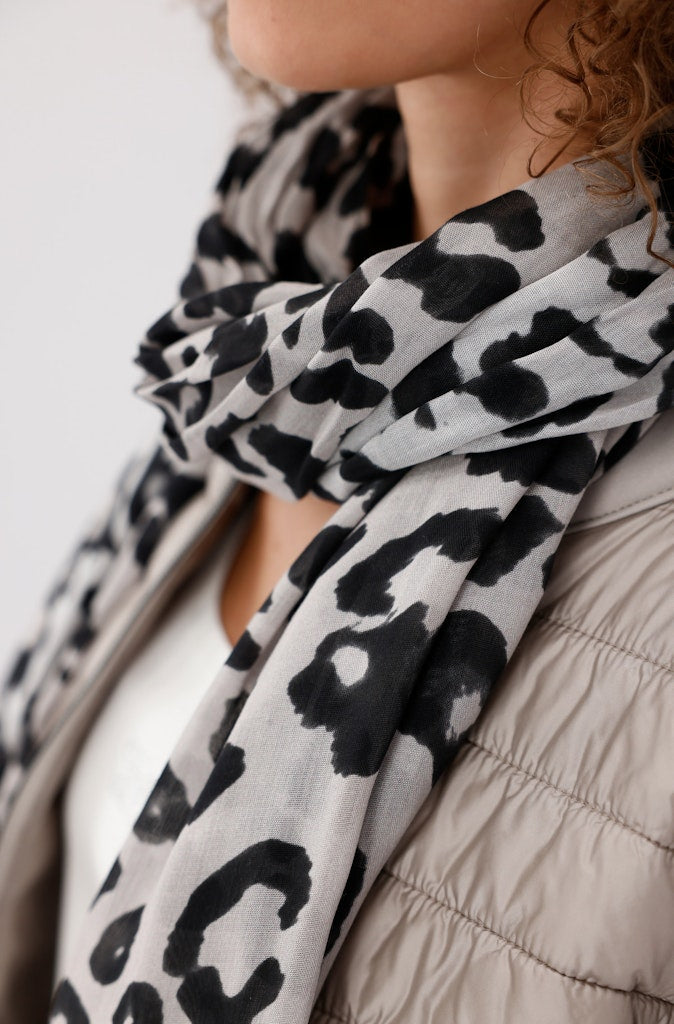 Monari Animal Print Scarf