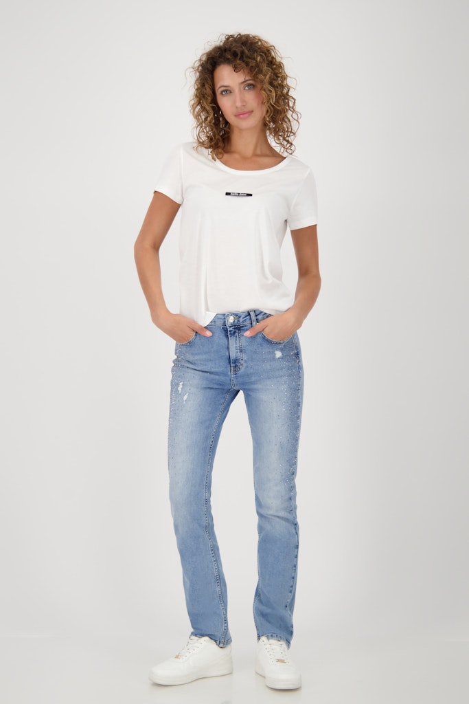 Monari Blue Embellished Jeans