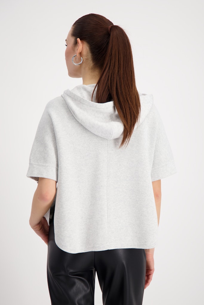 Monari Grey Short Sleeve Hoodie