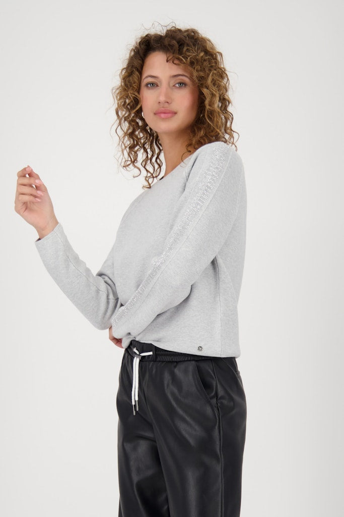 Monari Ash Grey Melange Sweater