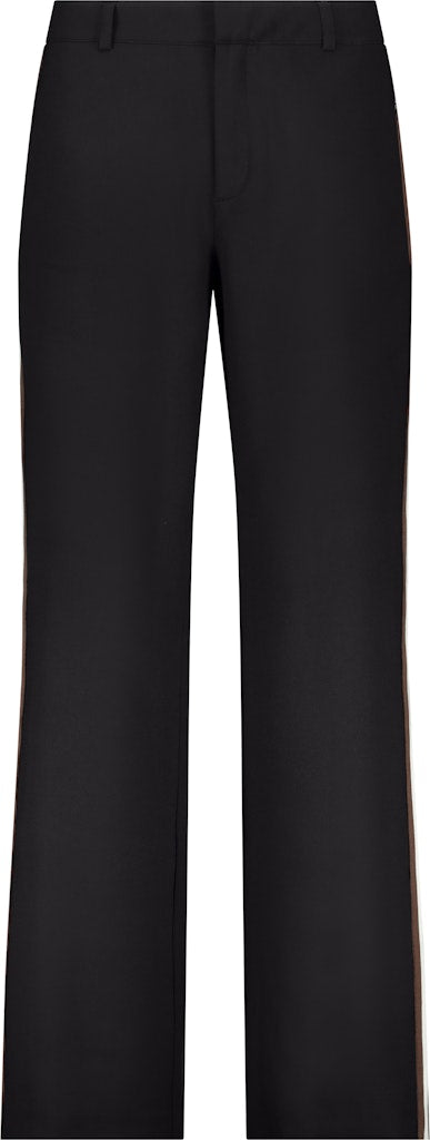 Monari Black Side Stripe Trousers