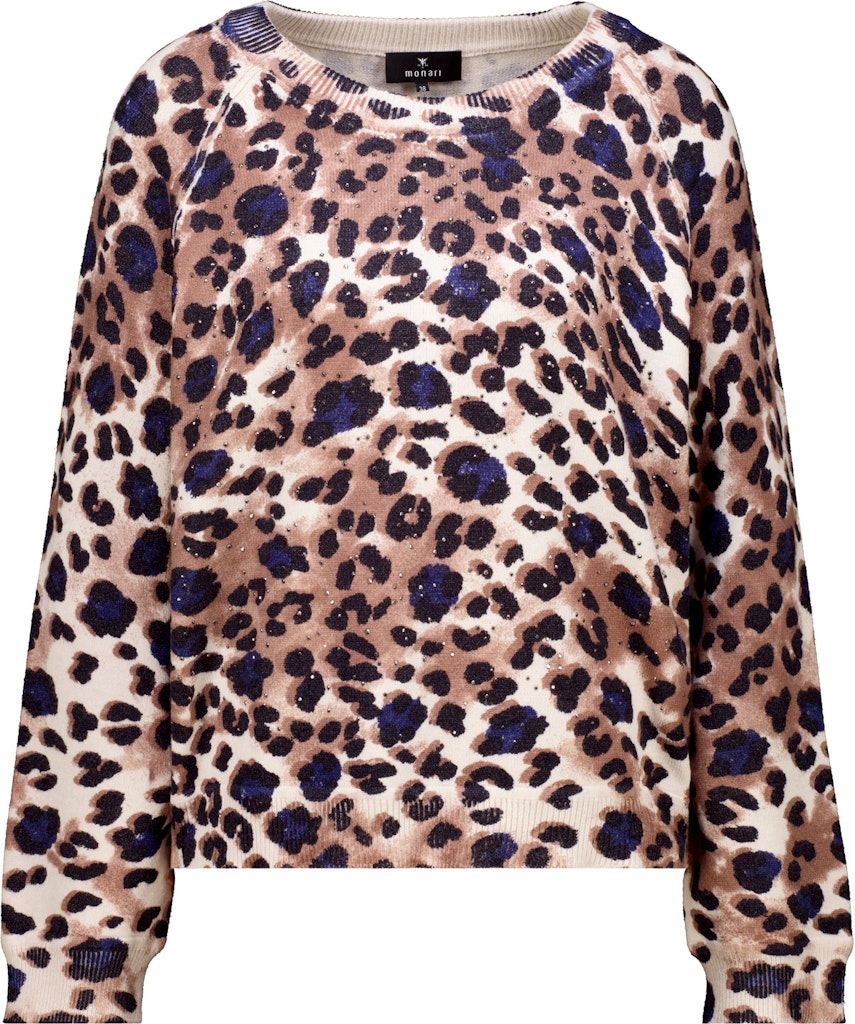 Monari Leopard Print Pullover
