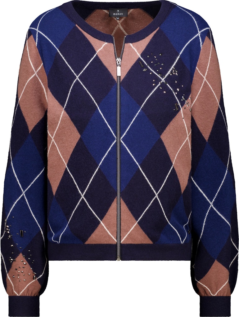 Monari Diamond Print Cardigan