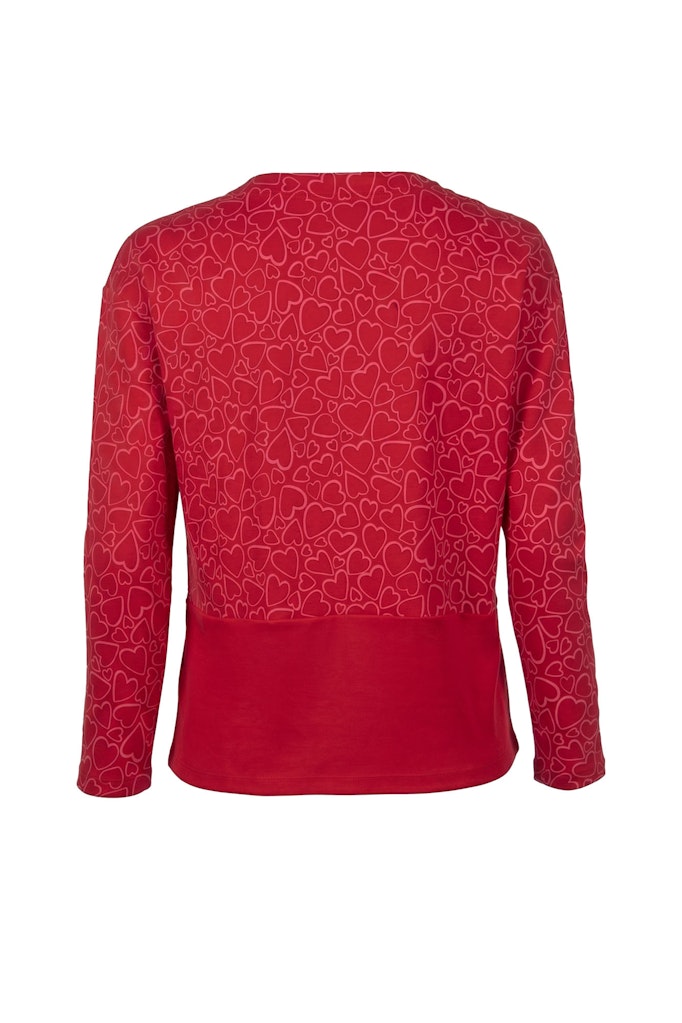 Red Hearts Crew Neck Sweater