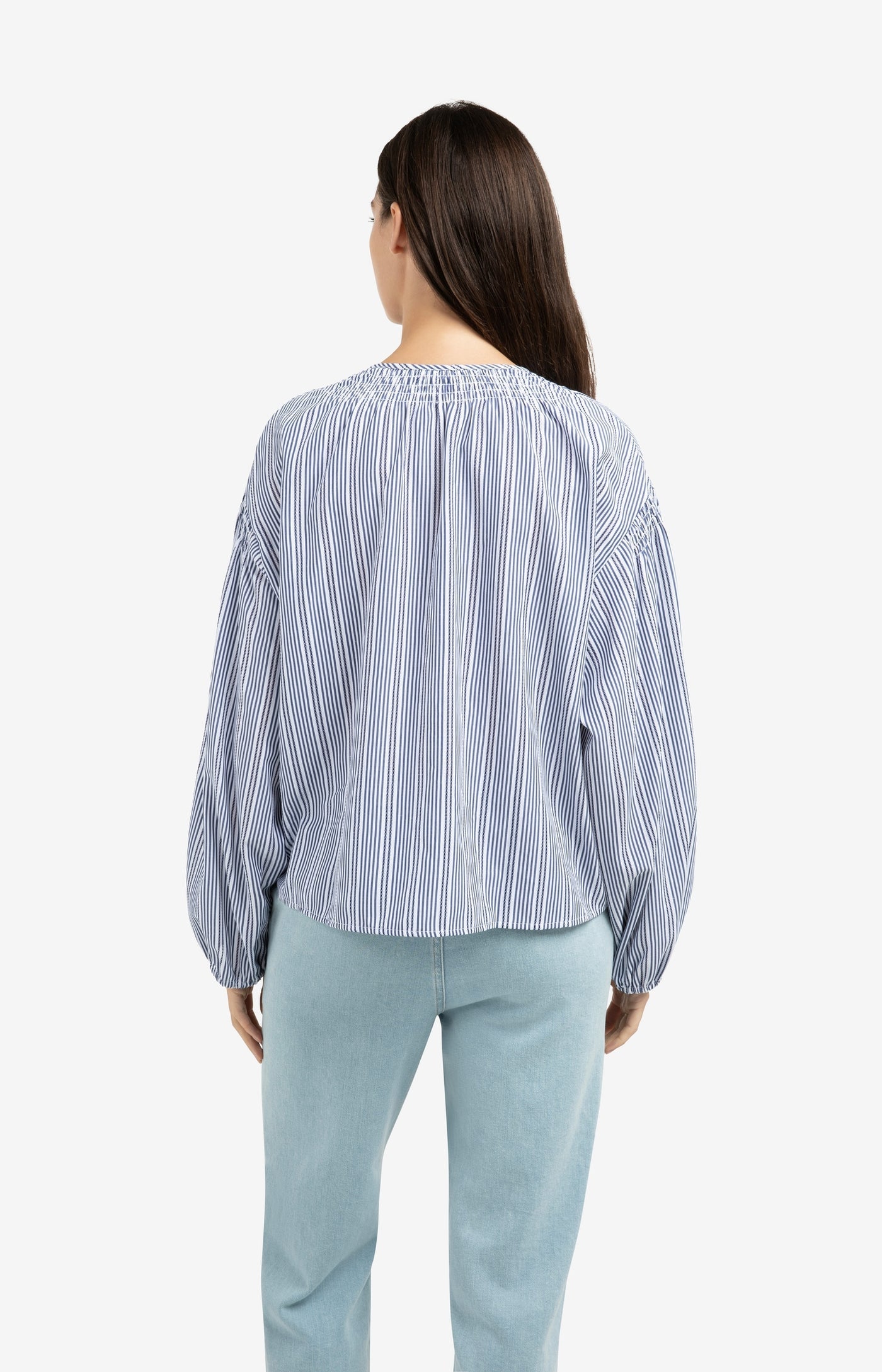 YAYA Striped Blouse