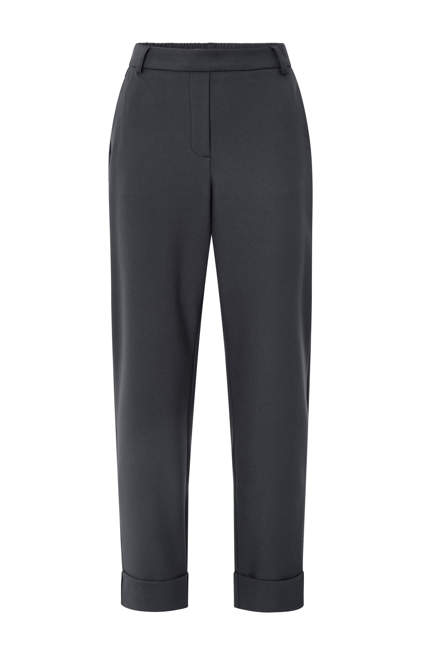 YAYA Oyster Black Trousers