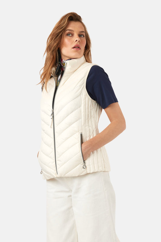 Frandsen Cream Padded Gilet