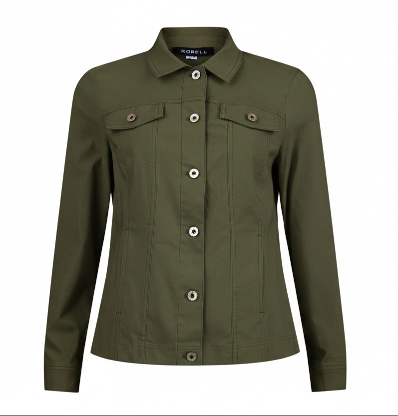 Robell Dark Olive Happy Jacket