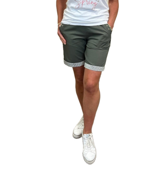 Khaki Casual Shorts