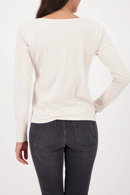 Monari Cappuccino Print Top