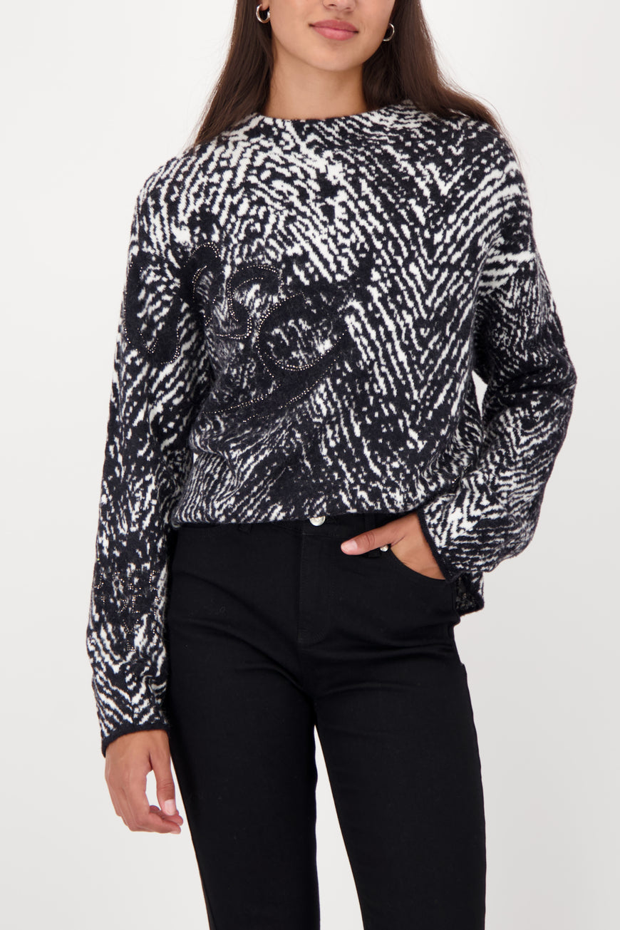 Monari Herringbone Sweater