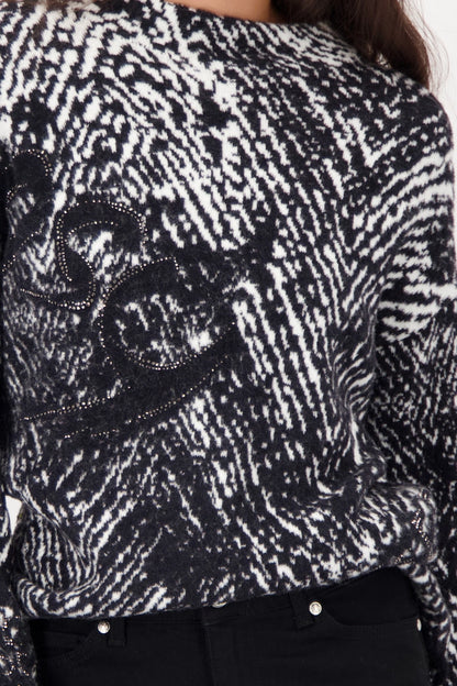 Monari Herringbone Sweater