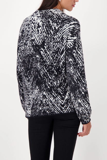 Monari Herringbone Sweater
