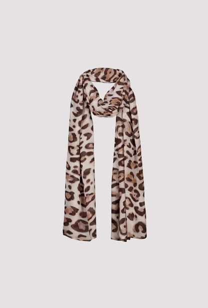 Monari Leopard Print Scarf