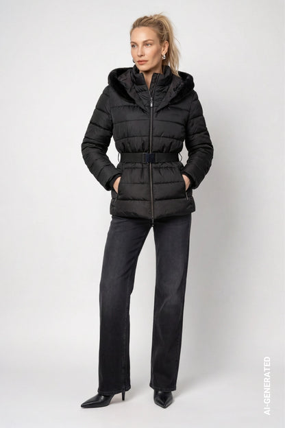 Monari Black Padded Jacket