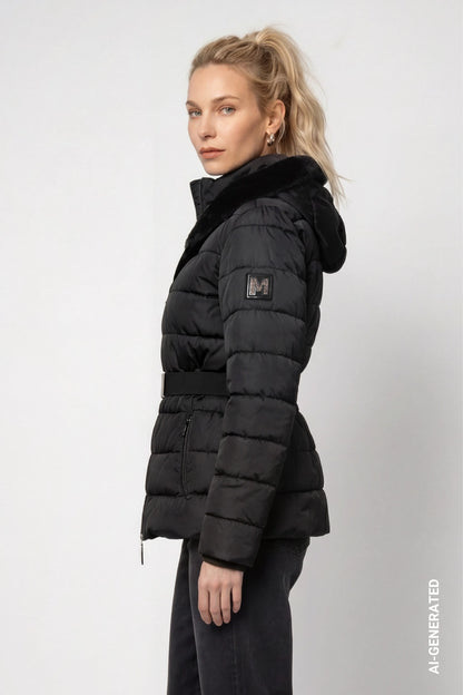 Monari Black Padded Jacket