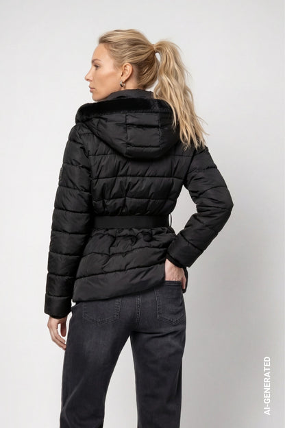 Monari Black Padded Jacket