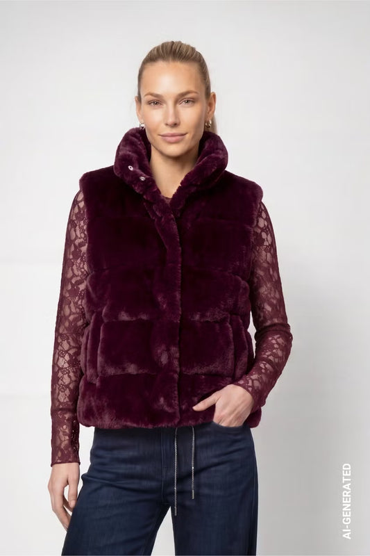 Monari Faux Fur Gilet