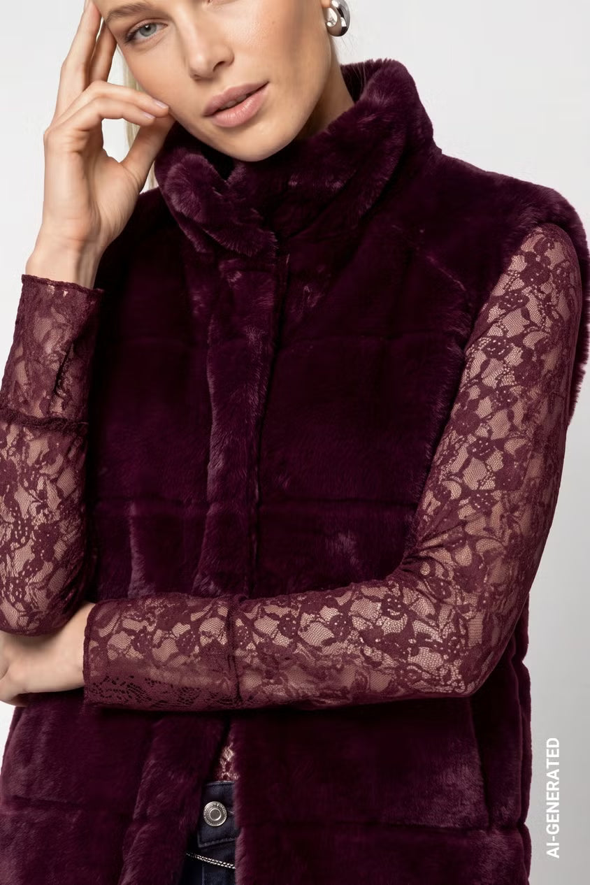 Monari Faux Fur Gilet