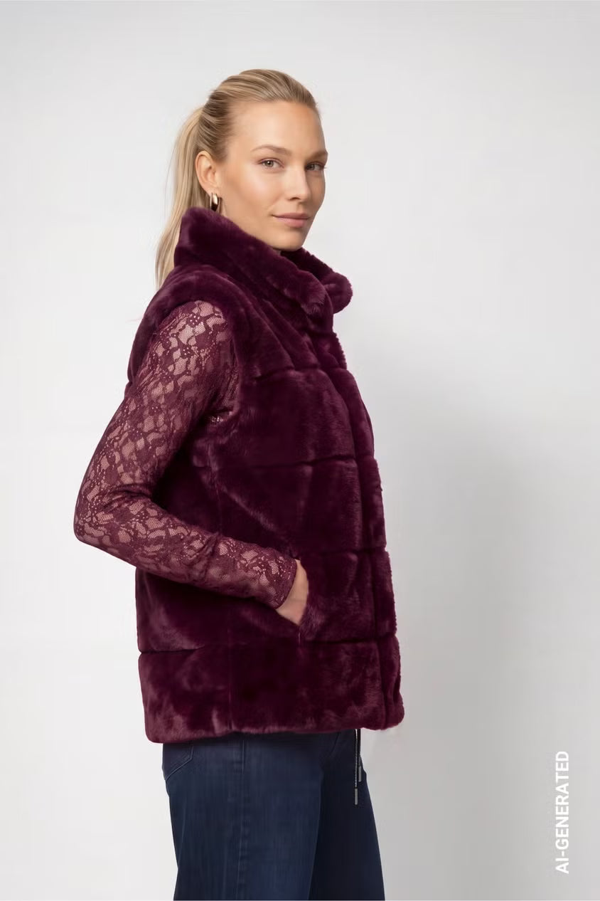 Monari Faux Fur Gilet