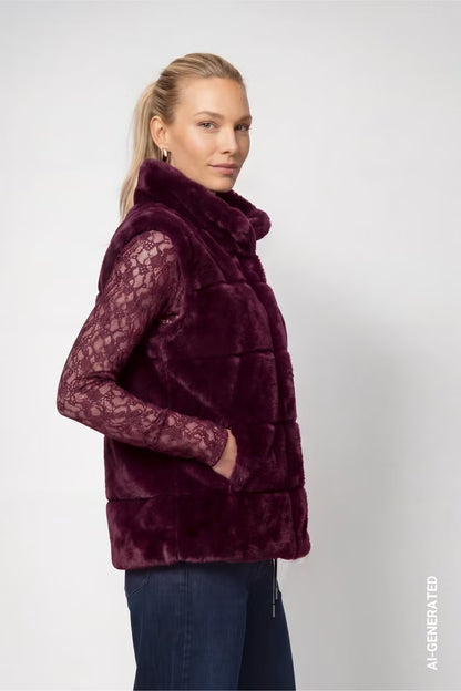 Monari Faux Fur Gilet
