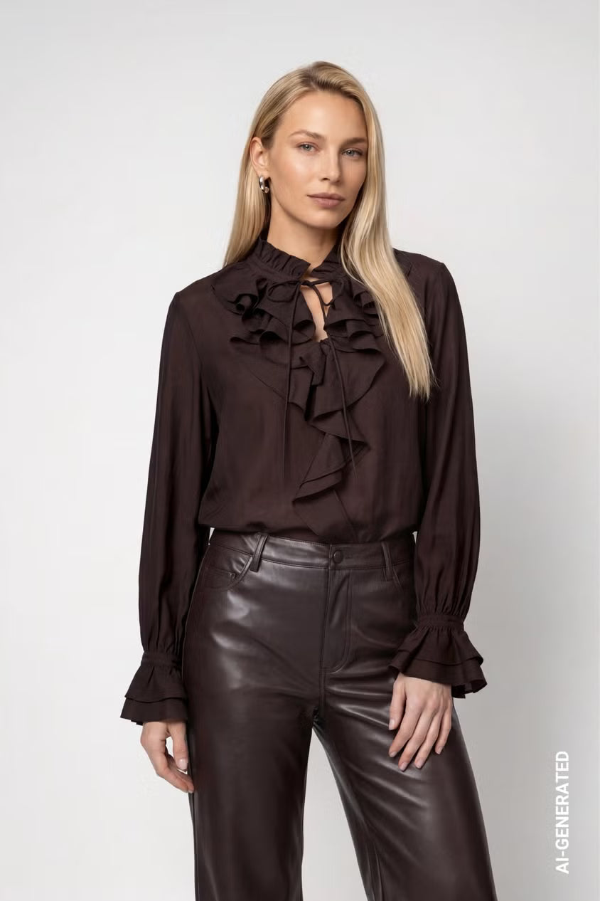 Monari Frill Blouse