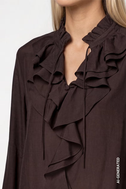 Monari Frill Blouse