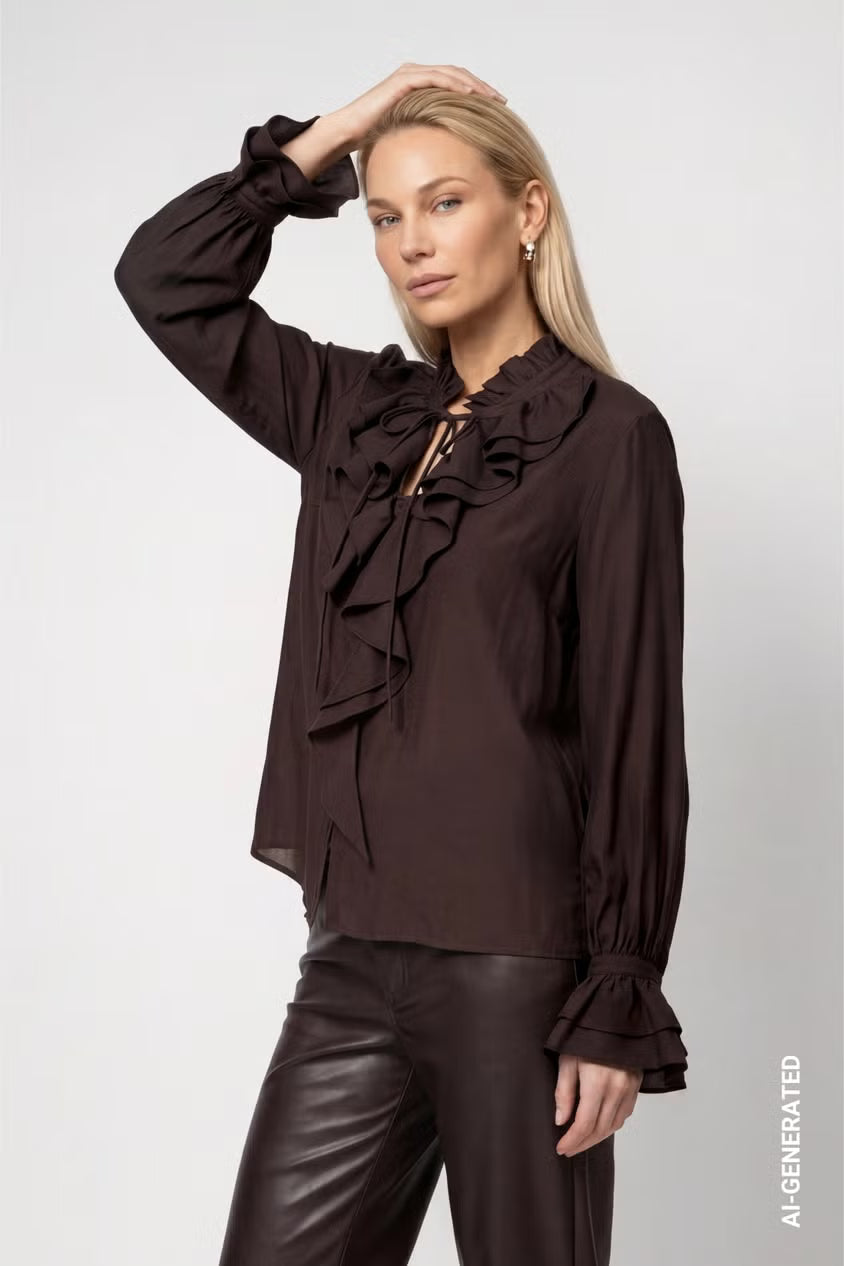 Monari Frill Blouse
