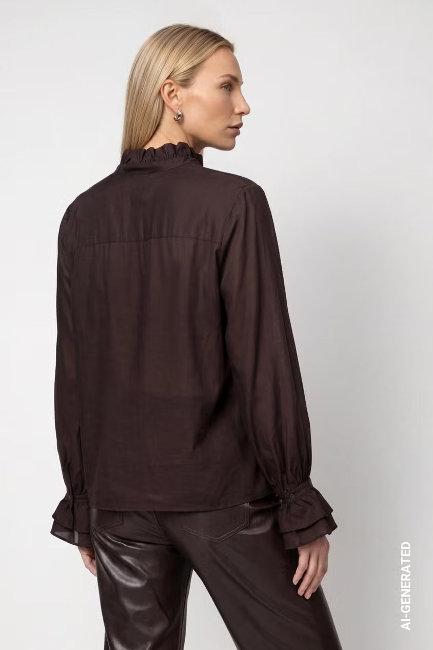 Monari Frill Blouse
