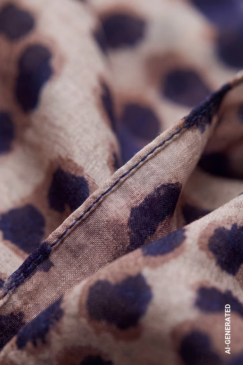 Monari Leopard Print Scarf