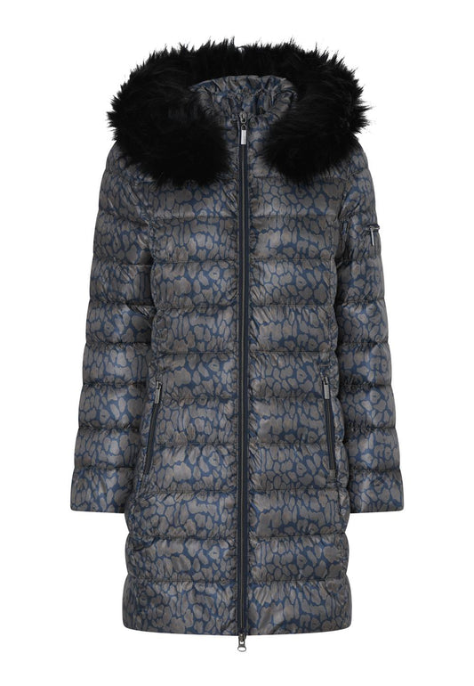 Animal Print Quilted Jacket