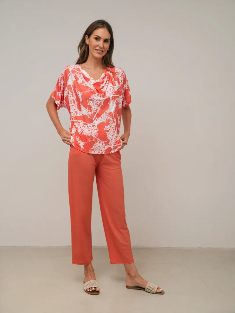 Coral Print Co-Ord
