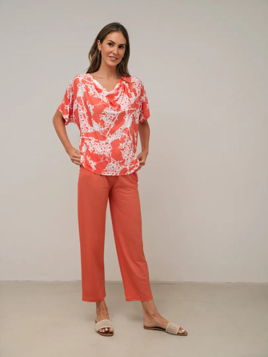 Coral Print Co-Ord
