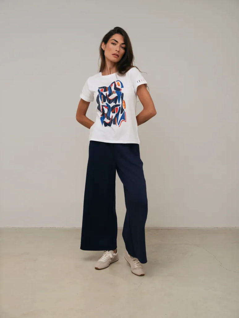 Geometric Print Top