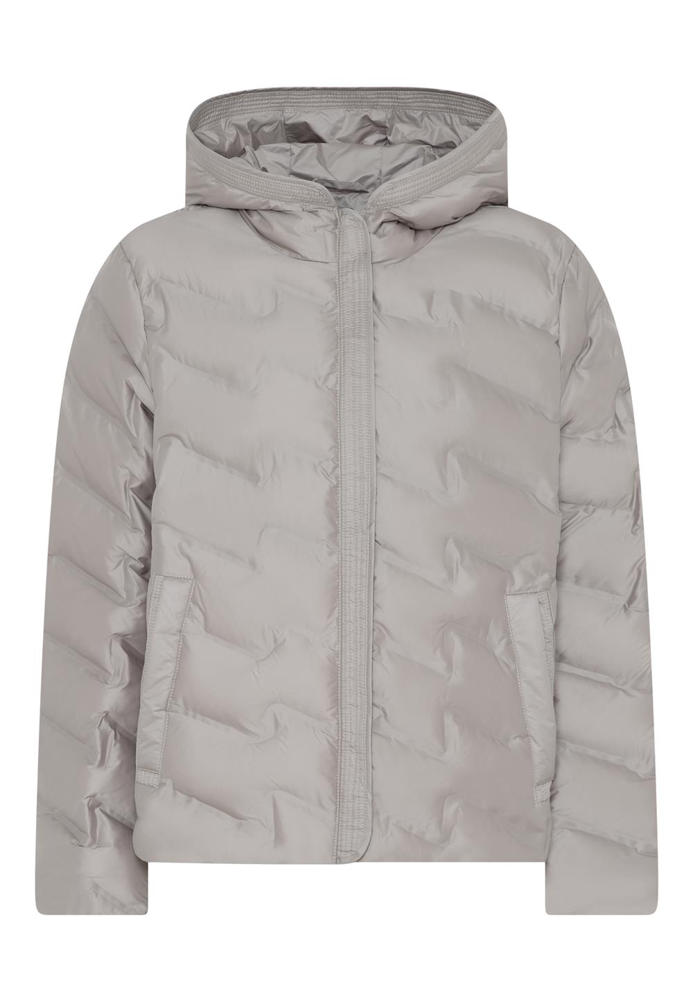 Etage Taupe Hooded Jacket